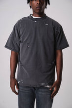Load image into Gallery viewer, Hiptrack™ Ripped Tee T-Shirt | Vintage Gray  Black and White
