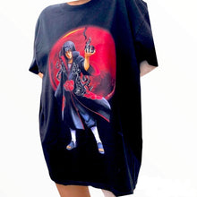 Load image into Gallery viewer, Round neck anime t-shirt  Itachi.

