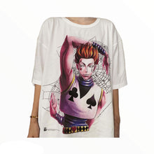 Load image into Gallery viewer, Round neck anime t-shirt Hisoka.

