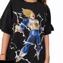 Load image into Gallery viewer, Round neck anime t-shirt Dragon ball.
